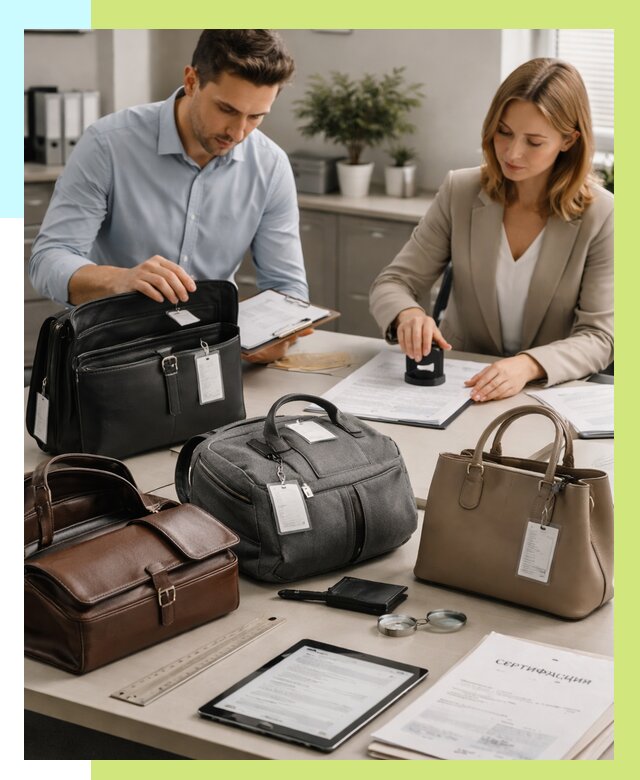 Сертификация сумок в Благовещенске от 7790 руб. | Алешин-Бгв