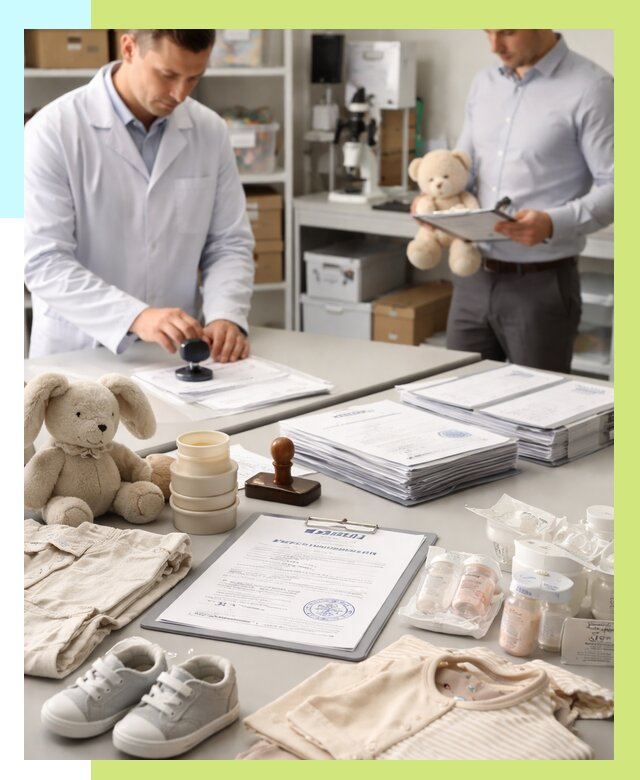 Сертификация детских товаров в Благовещенске от 15579 р. | Алешин-Бгв