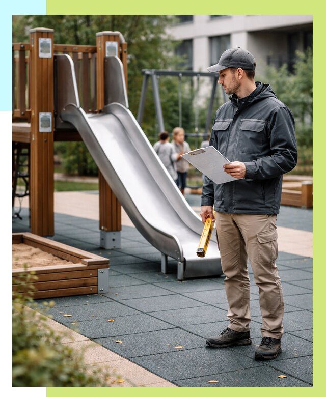 Сертификация детских площадок в Благовещенске от 25965 р. | Алешин-Бгв