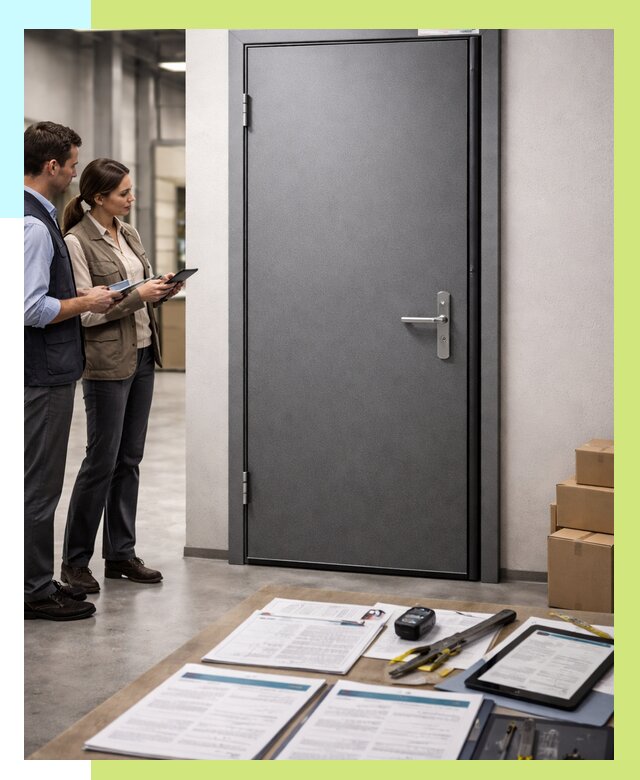 Сертификация противопожарных дверей в Благовещенске от 9347 р. | Алешин-Бгв