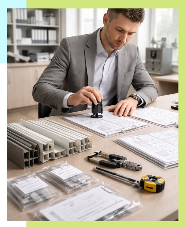 Сертификация ПВХ продукции в Благовещенске от 8828 р., Алешин-Бгв