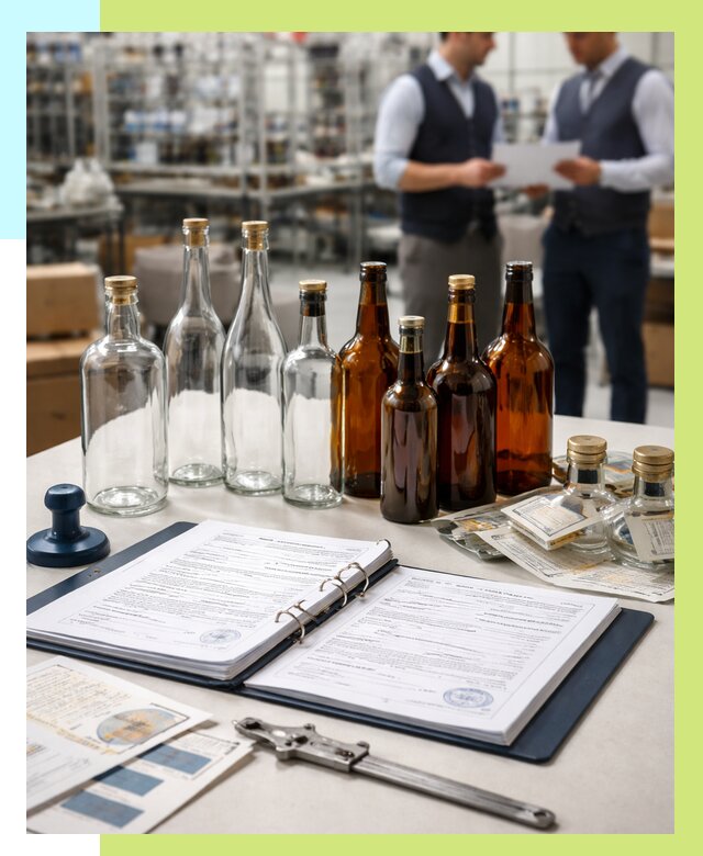 Сертификация стеклянных бутылок в Благовещенске от 25965 р. | Алешин-Бгв