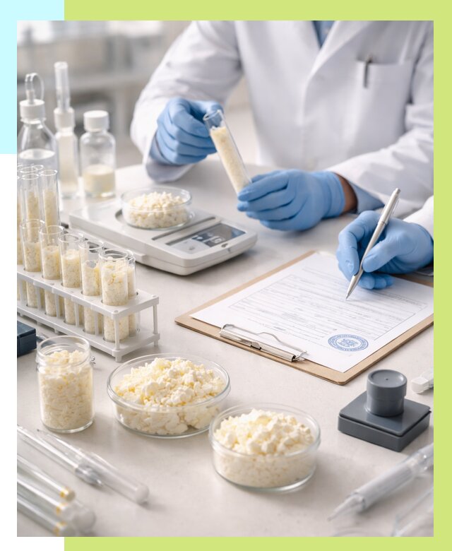 Сертификация творога в Благовещенске от 12463 р. под ключ | Алешин-Бгв