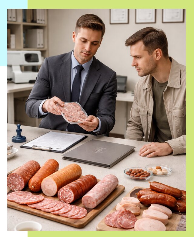 Сертификация колбасных изделий в Благовещенске от 7790 р. | Алешин-Бгв