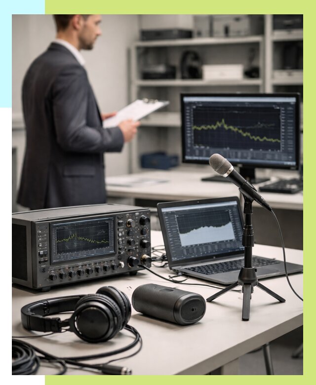 Сертификация аудиотехники в Благовещенске от 15579 р., Алешин-Бгв