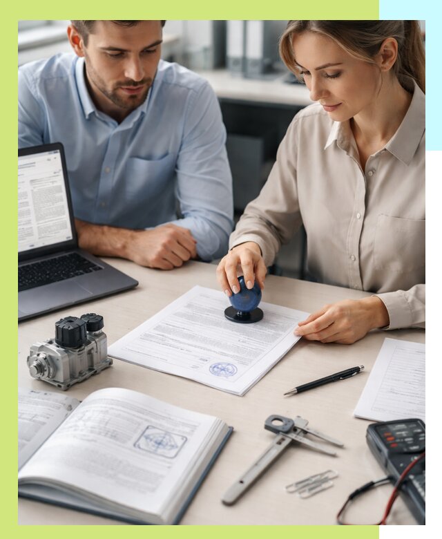 Выдача паспорта изделия и техническая экспертиза продукции в Благовещенске