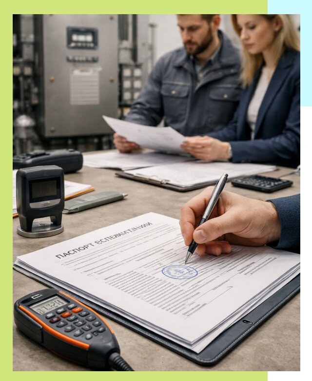 Оформление паспорта эксплуатации оборудования в Благовещенске