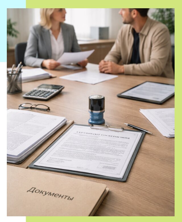 Сертификат соответствия на продукцию в Благовещенске от 15579 р.|Алешин-Бгв