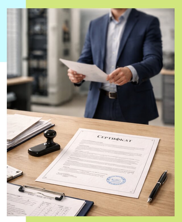 Сертификат на оборудование в Благовещенске от 15579 р. | Алешин-Бгв