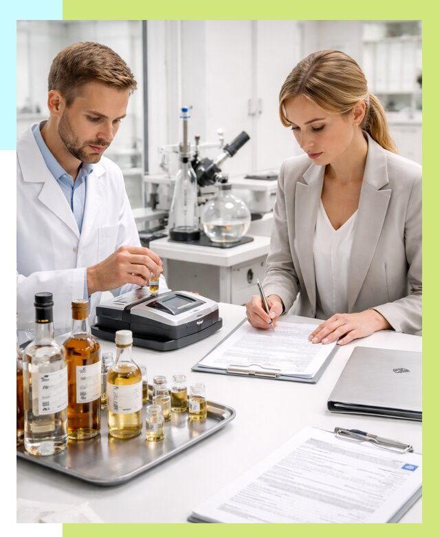 Заключение о спиртосодержании в Благовещенске, от 5193 р., Алешин-Бгв