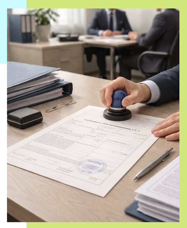 Сертификат происхождения СТ 1 в Благовещенске от 4674 р. | Алешин-Бгв