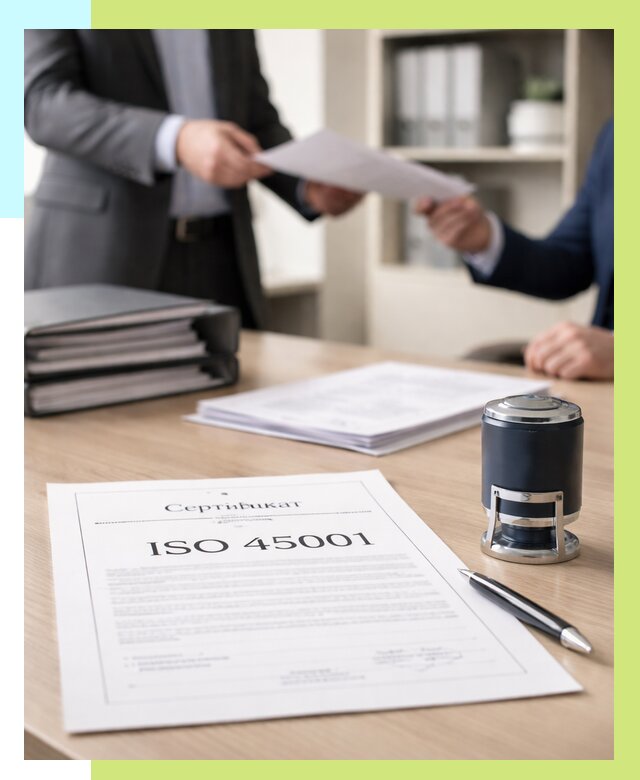 Сертификат ISO 45001 в Благовещенске под ключ от 46737 р. | Алешин-Бгв